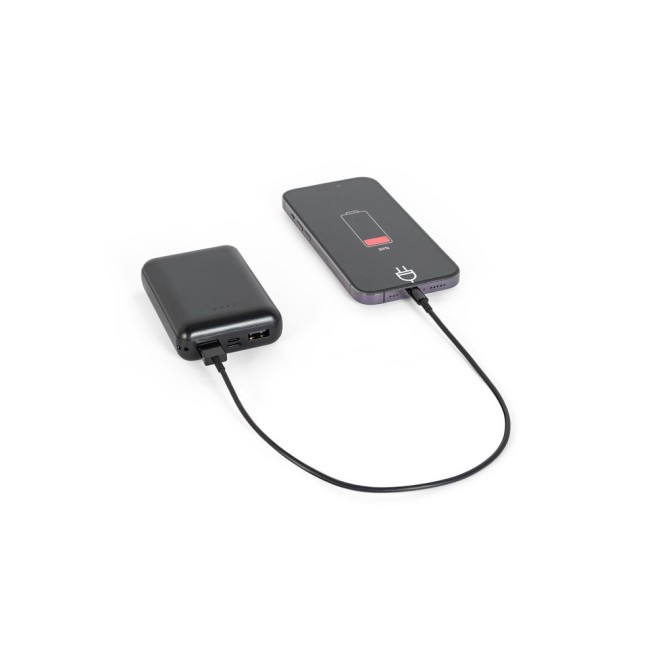 Bateria Portátil em ABS 100% Reciclado 10.000mAh Promocional