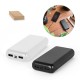 Bateria Portátil em ABS 100% Reciclado 20.000mAh Promocional