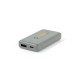 Bateria Portátil em ABS 100% Reciclado 4.000 mAh Promocional