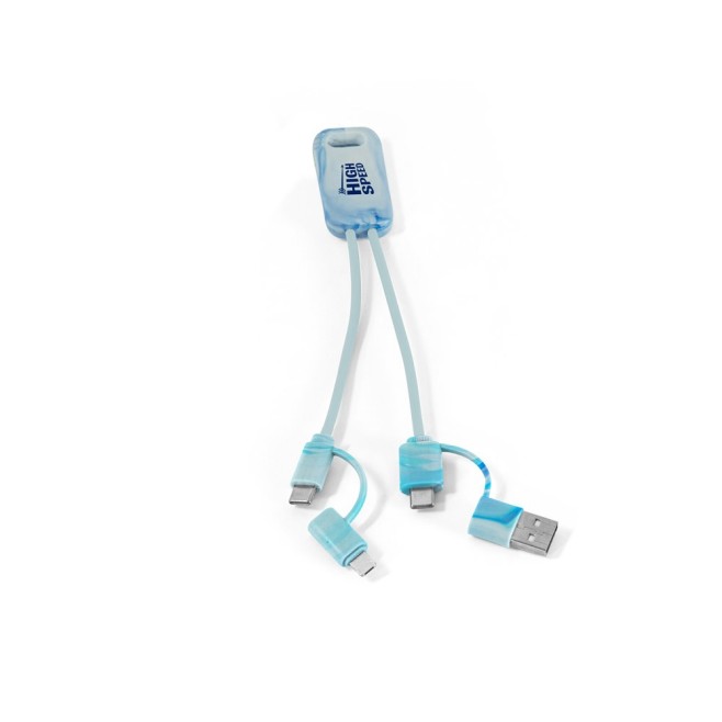 Cabo USB 6 em 1 Personalizado