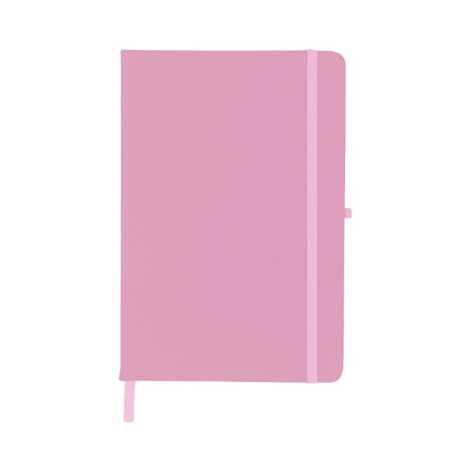 Caderneta Tipo Moleskine Pautadas Com Porta Caneta Personalizada
