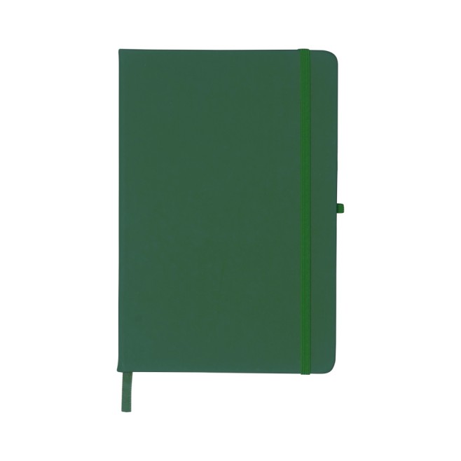 Caderneta Tipo Moleskine Pautadas Com Porta Caneta Personalizada
