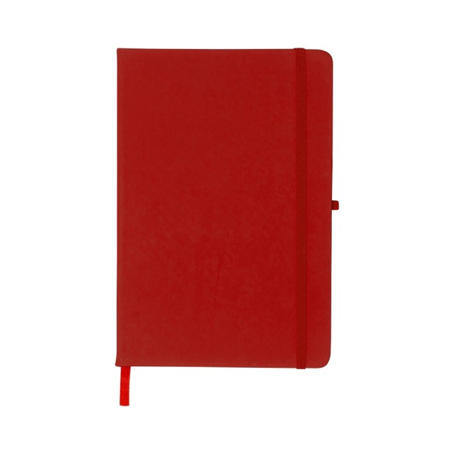 Caderneta Tipo Moleskine Pautadas Com Porta Caneta Personalizada