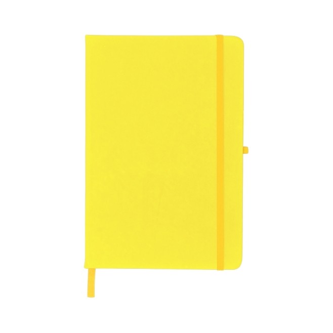 Caderneta Tipo Moleskine Pautadas Com Porta Caneta Personalizada