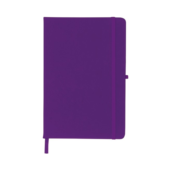 Caderneta Tipo Moleskine Pautadas Com Porta Caneta Personalizada