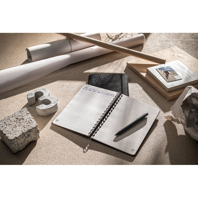 Caderno A5 em Feltro Personalizado