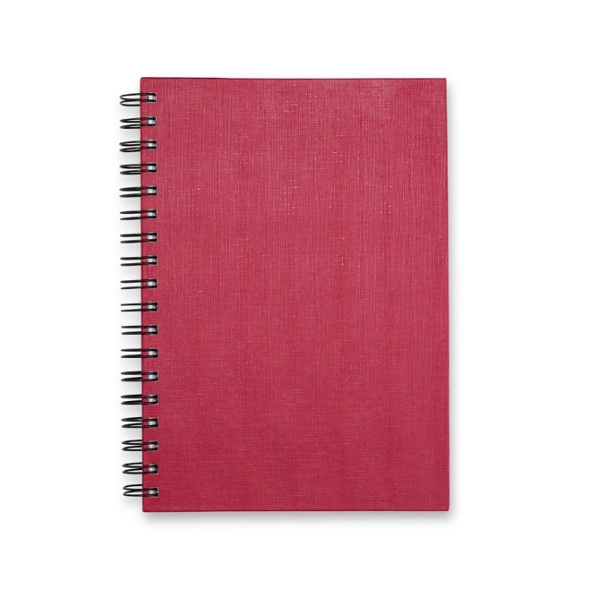 Caderno Capa Dura em Linho Personalizado