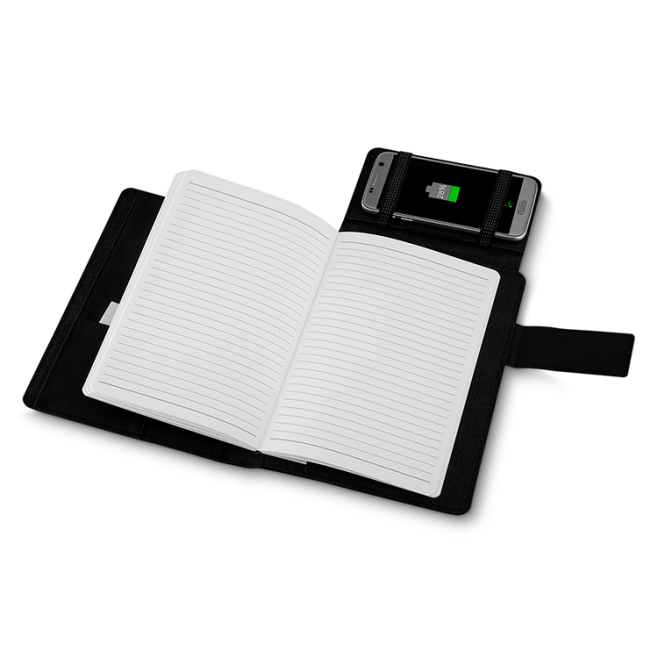 Caderno De Anotações Com Powerbank Indução Personalizado