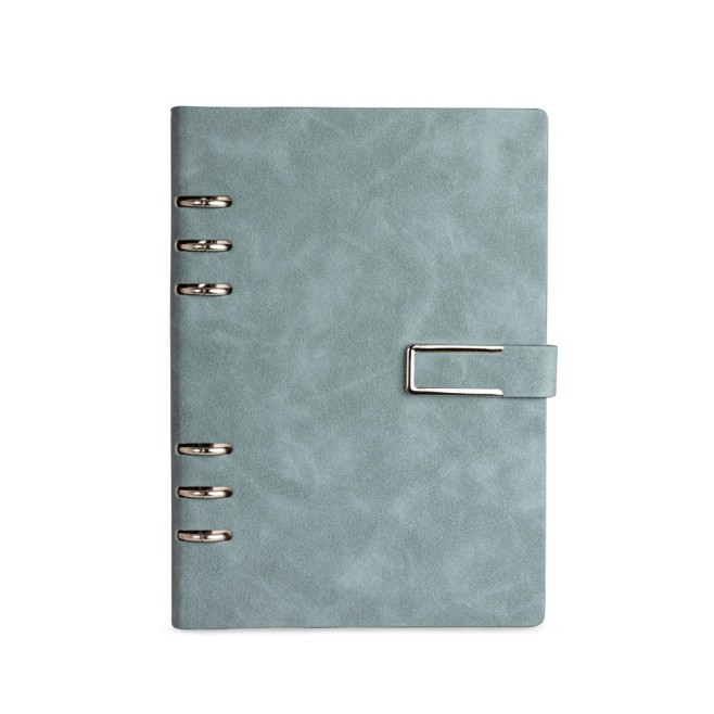 Caderno Fichário PU Personalizado com Logotipo