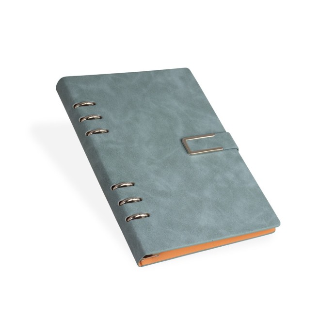Caderno Fichário PU Personalizado com Logotipo