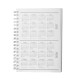 Caderno planner capa em PU