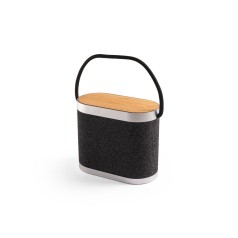 Caixa de Som de 15W em Bambu Personalizada