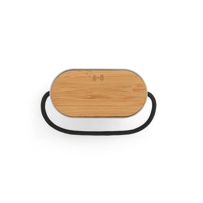 Caixa de Som de 15W em Bambu Personalizada