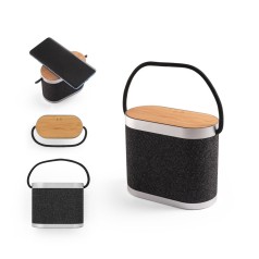 Caixa de Som de 15W em Bambu Personalizada