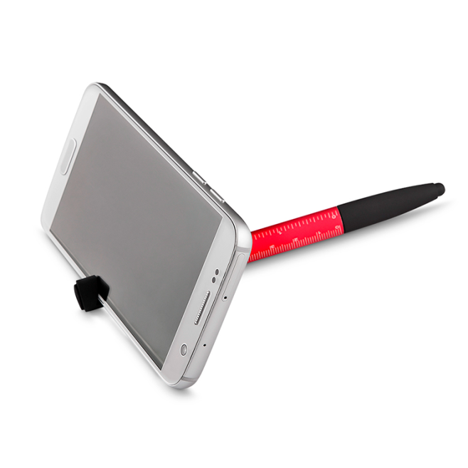 Caneta Metal Com Apoio Para Smartfone Promocional