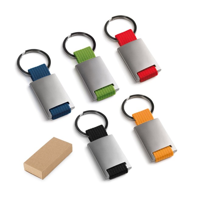 Chaveiro em Metal e Webbing Personalizado