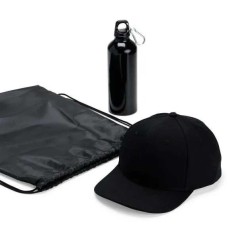 Conj. Mochila Sacola, Garrafa e Boné Personalizado