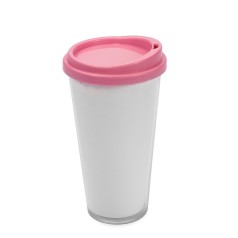 Copo Plástico Duplo 400ml Promocional