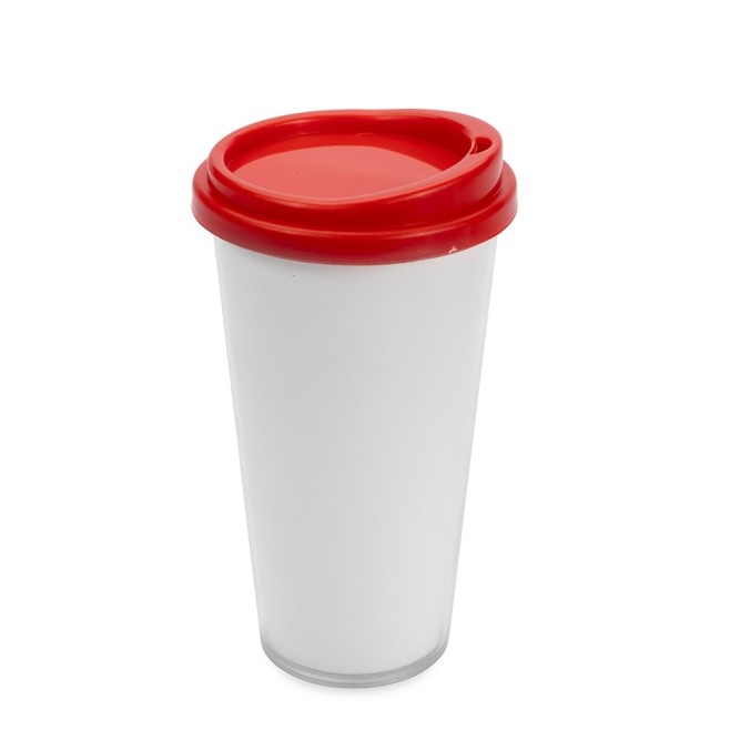 Copo Plástico Duplo 400ml Promocional