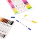 Kit Canetinhas Ponta Dupla Com 100 Cores Promocional