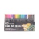 Kit Canetinhas Ponta Dupla Com 24 Cores Personalizado