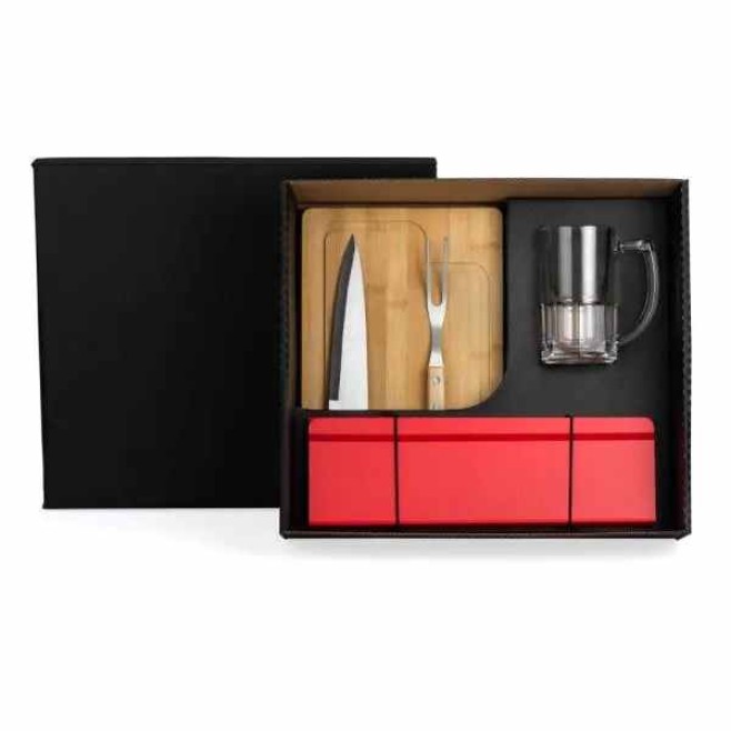 Kit Churrasco com Caneca Personalizado 