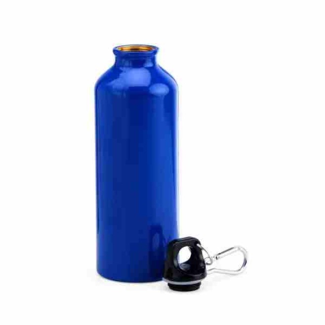 Kit Com Squeeze, Caneta E Caderno - Azul - 3 Pçs Personalizado