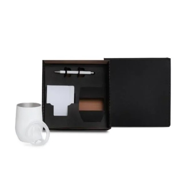 Kit Copo Térmico e Acessórios 3 Peças Personalizado 