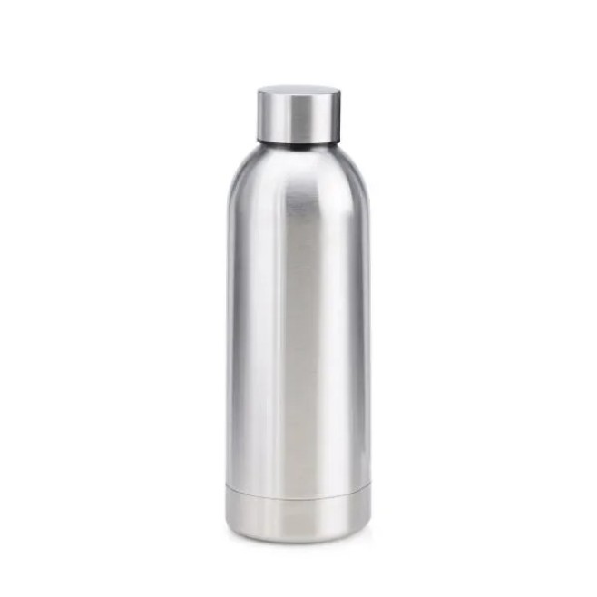 Kit Garrafa, Caderno E Caneta - Cinza/Prata - 3 Pçs Personalizado
