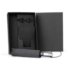Kit Guarda-Chuva, Caderno E Caneta - 3 Pçs Personalizado