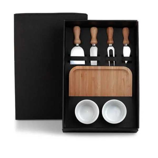 Kit Petisco e Queijo 7 Peças Personalizado