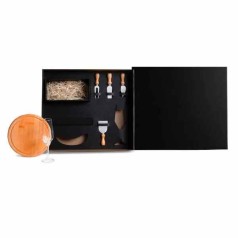  Kit Queijo e Champagne - 6 Pçs Personalizado