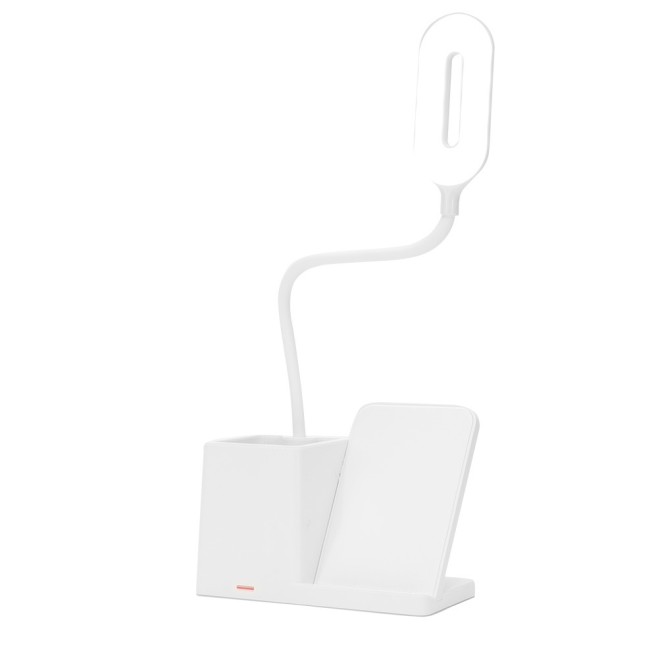 Luminária Led com Carregamento via Indução e Porta caneta Personalizada