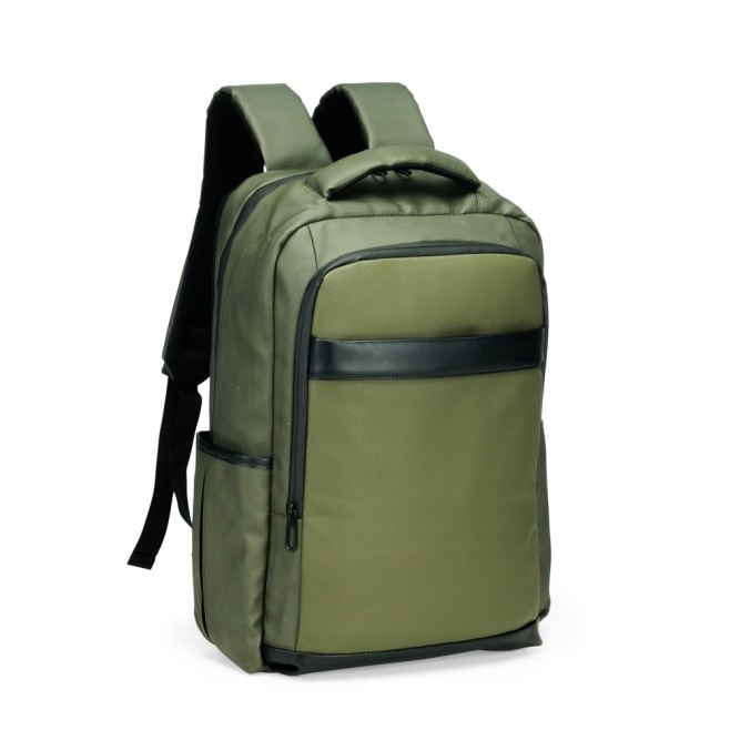 Mochila Couro Sintético USB 21 Litros Personalizada