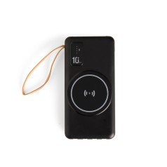 Power Bank 10.000mAh com Carregamento via Indução ou via Cabo Promocional