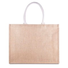 Sacola em Algodão Cru e Juta Personalizada