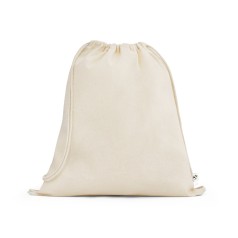 Sacola Tipo Mochila 100% Algodão Orgânico Personalizado 